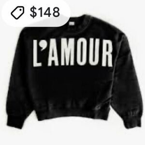 ELLE TM LAMOUR 20% VISCOSE WOMEN SWEATER SIZE L BLACK AND WHITE